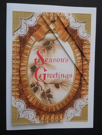 Seasons Greetings 1 Duo Corner A5 Stacker by Joan Prince