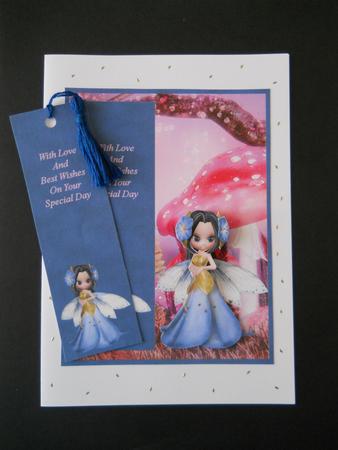 Mushroom Fairy Step by Step with Bookmark by Joan Prince