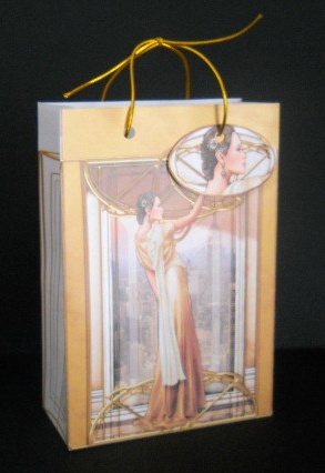 Pandore Gold Gift Mini Bag by Joan Prince