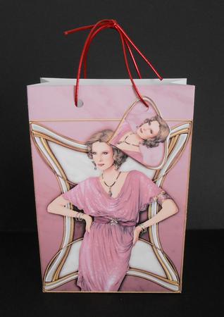 Deco Lady Elise Pink Gift Mini Bag by Joan Prince