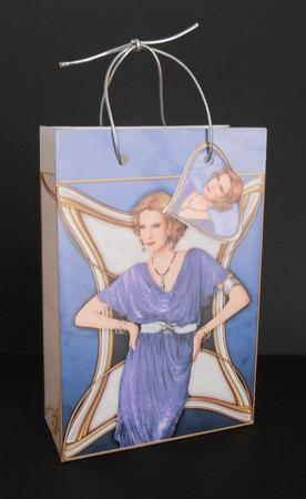 Deco Lady Elise Purple Gift Mini Bag by Joan Prince