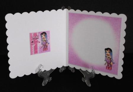 8x8 Lady Raven Insert Plate by Joan Prince