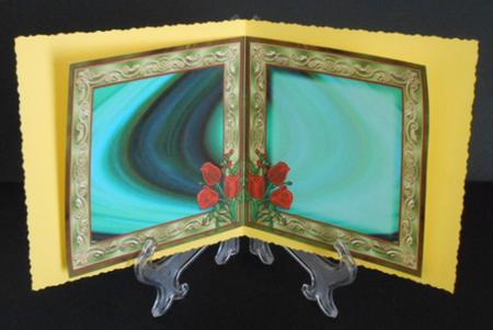 Beautiful Red Tulips Insert by Joan Prince