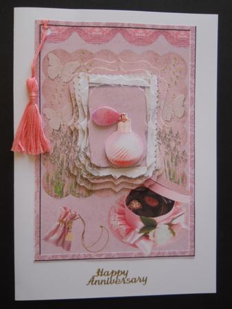 Perfume and Chocolates Shaped Pyramid Sheet by Joan Prince