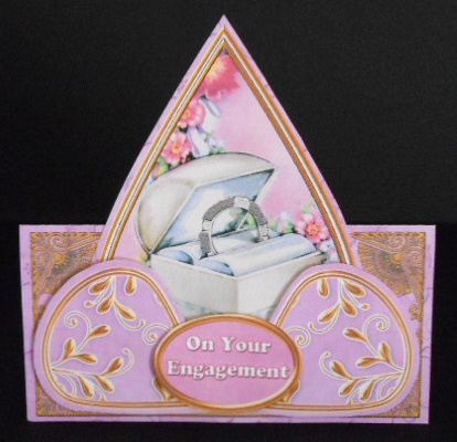 Lilac Ringbox Your Engagement Teardrop Trio Kit by Joan Prince