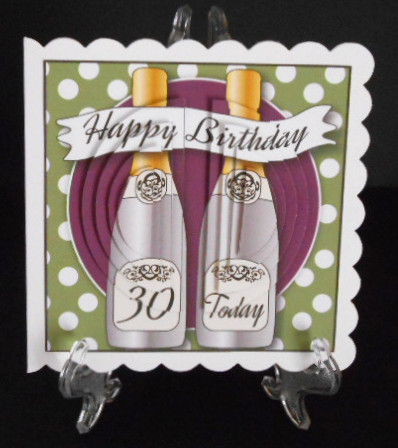 Birthday Champagne 30 Today Mini Kit by Joan Prince