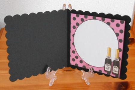 Birthday Champagne 18 Today Insert 2 by Joan Prince