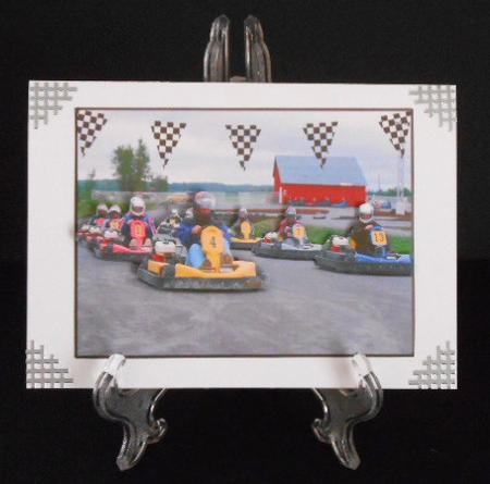 Go Cart Race Track & Decoupage by Joan Prince