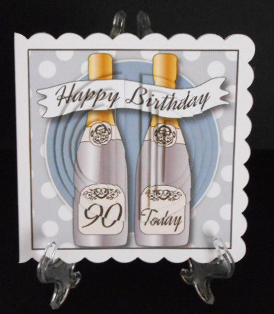 Birthday Champagne 90 Today Mini Kit by Joan Prince