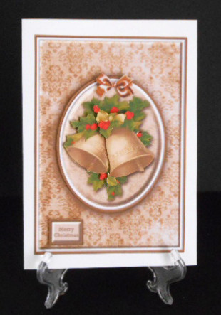 Bells & Holly Quick Card by Joan Prince