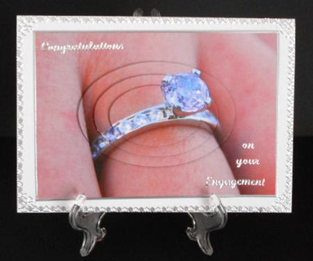 Diamond Ring Oval Pyramid by Joan Prince