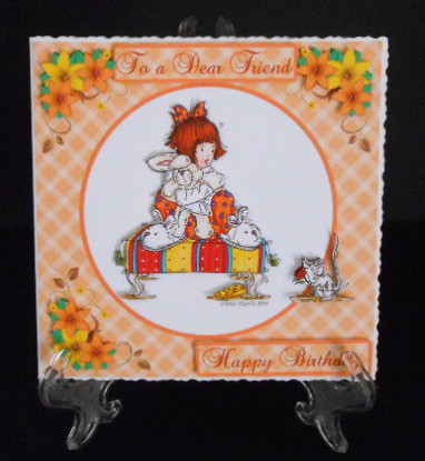 Friendly Mouse Birthday or Any Occasion Card by Joan Prince
