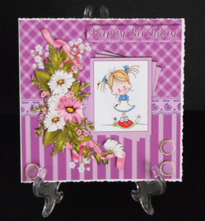 Sweet Little Avery Birthday Card or Any Occasion by Joan Prince