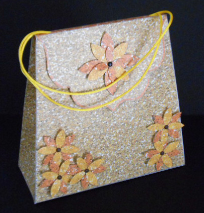 Large Gift Handbag - Golden Glitter by Joan Prince