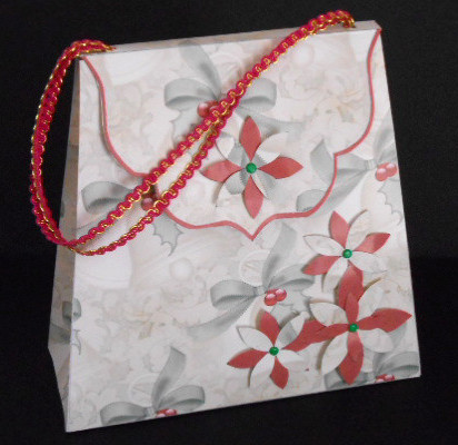 Large Gift Handbag - Christmas Bells by Joan Prince