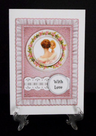Pretty Digital Ribbons with Lace Edge by Joan Prince