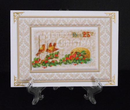 Christmas Robins Quick Card by Joan Prince