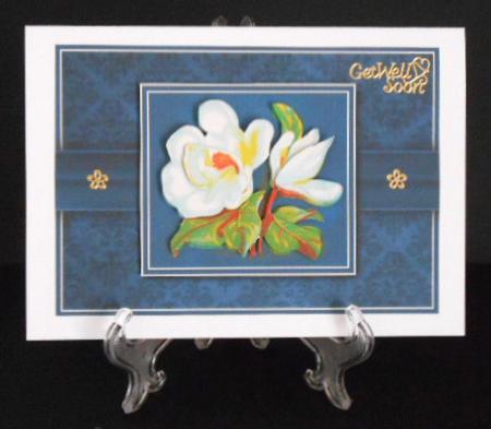 Magnolias Quick Card by Joan Prince