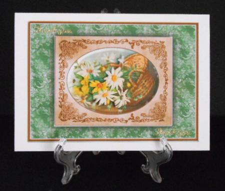 Daisies Quick Card by Joan Prince