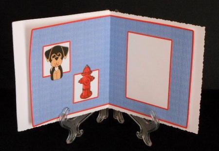 Insert for Dog and Hydrant Card by Joan Prince
