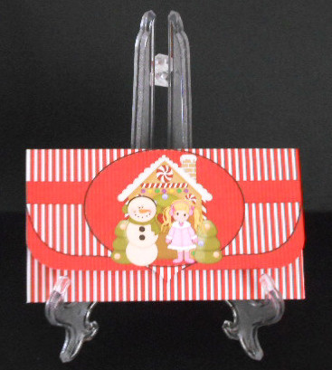 Red Snow Buddies Money/voucher Wallet 4 by Joan Prince