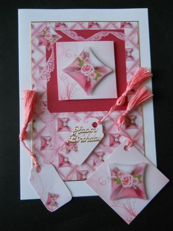 Pink Roses and Lace by Joan Prince