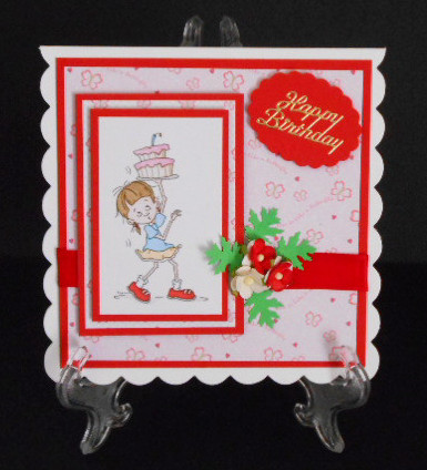 Crafty Bob's Sassy Cheryl Single: Callies Double Layer Cake by Joan Prince