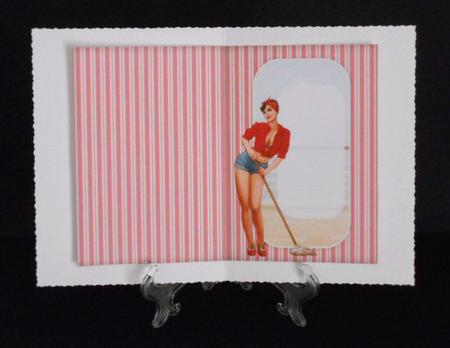 11950's Pin Up Girl Alice May (red) Insert by Joan Prince