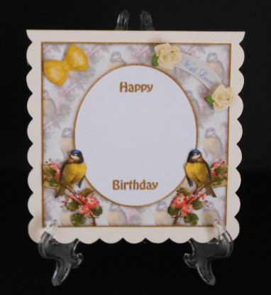 Beautiful Vintage Birds Any Age 8x8 Mini Kit by Joan Prince