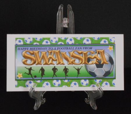 Football Fan from - Swansea by Joan Prince