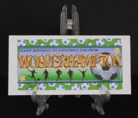 Football Fan from - Wolverhampton by Joan Prince
