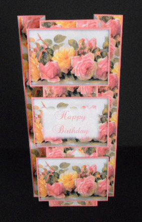 Vintage Roses 3 Panel Fold Back Mini Kit by Joan Prince