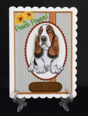 Lovely Pooch Power Basset Hound by Joan Prince