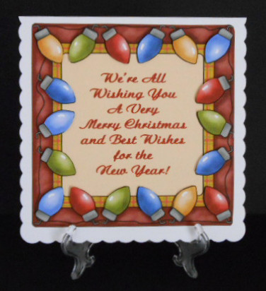 Christmas Lights - from the Group 8x8 Card by Joan Prince