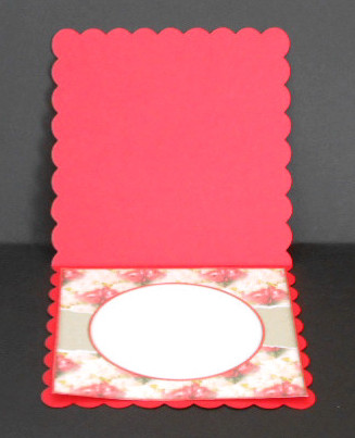 Beautiful 6x6 Torn Strip Vintage Roses Insert by Joan Prince
