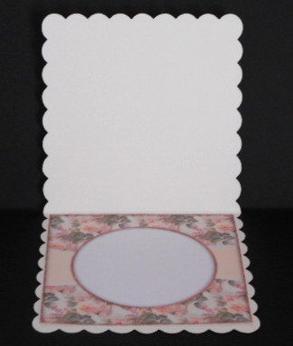 Beautiful 6x6 Torn Strip Vintage Roses Insert by Joan Prince