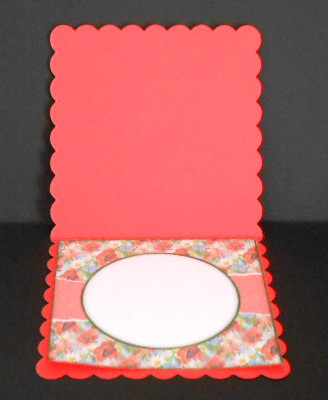 Beautiful 6x6 Torn Strip Vintage Poppies Insert by Joan Prince