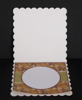 Beautiful 6x6 Torn Strip Vintage Roses Insert by Joan Prince