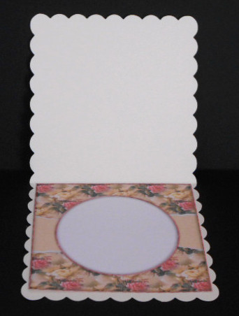 Beautiful 6x6 Torn Strip Vintage Roses Insert by Joan Prince