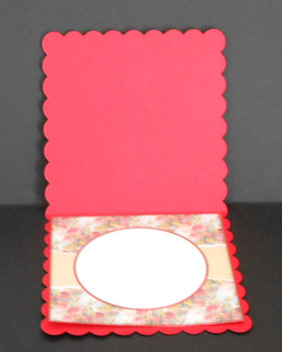 Beautiful 6x6 Torn Strip Vintage Flowers Insert by Joan Prince
