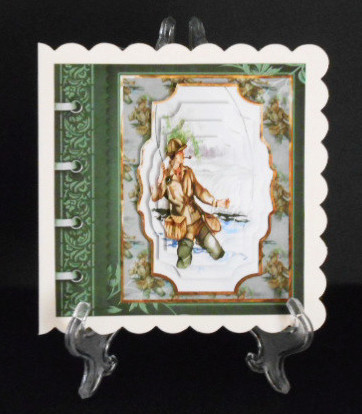 A Day of Leisure Fishing Card with Pyramid Layers by Joan Prince