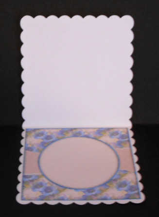 Beautiful 6x6 Torn Strip Vintage Flowers Insert by Joan Prince