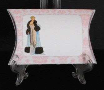 Vintage Fashion Beauty Pillow Box by Joan Prince