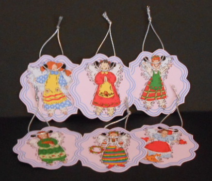 Set of 6 Angel Toppers by Joan Prince