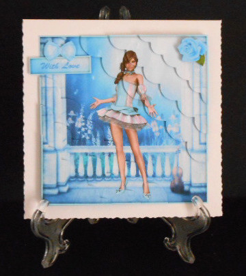 Musical Fantasy 8x8 Scallop Corner Stacker Mini Kit by Joan Prince