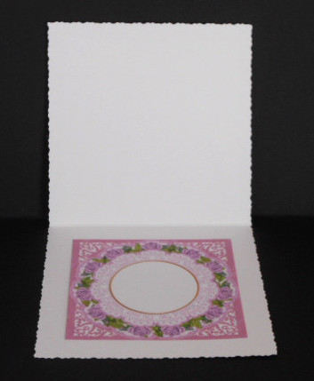 Lilac Rings on Wedding Day 8in Insert Panel by Joan Prince