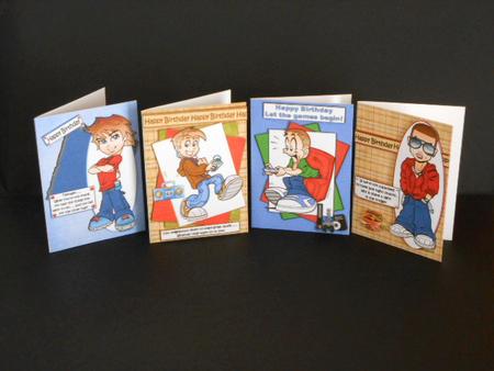 Selection of Four Toppers for Teen Boys by Joan Prince
