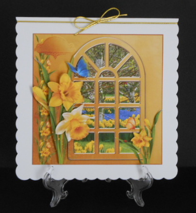 Daffodils Spring Window by Joan Prince