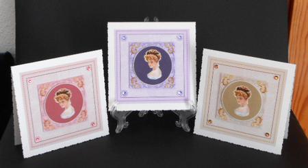Cu 5 Lace & Pearl Mats by Joan Prince
