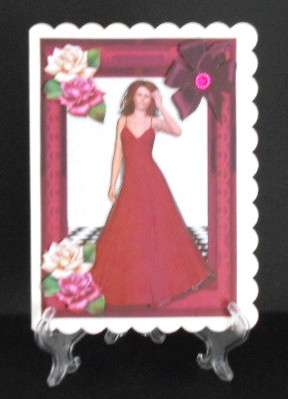 Ballgown and Roses by Joan Prince